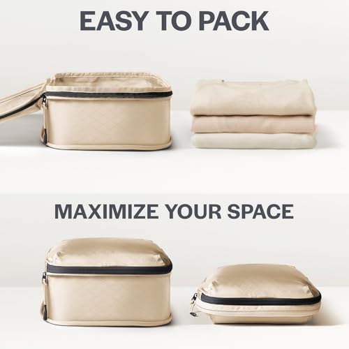 Aerotrunk Ultralight Compression Packing Cubes - Lightweight Travel Organizers for Suitcases and Luggage