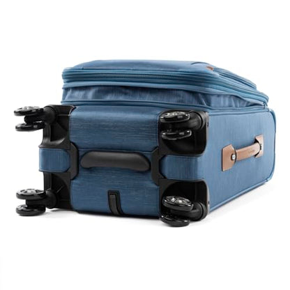 Travelpro Platinum Elite Softside Expandable Checked Luggage, 8 Wheel Spinner Large Suitcase, TSA Lock, Men and Women