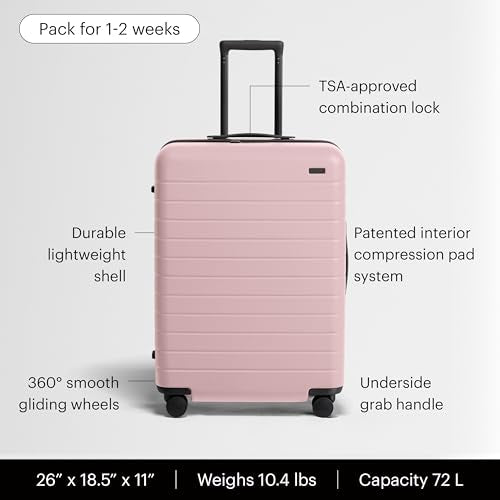 Away Checked Suitcase