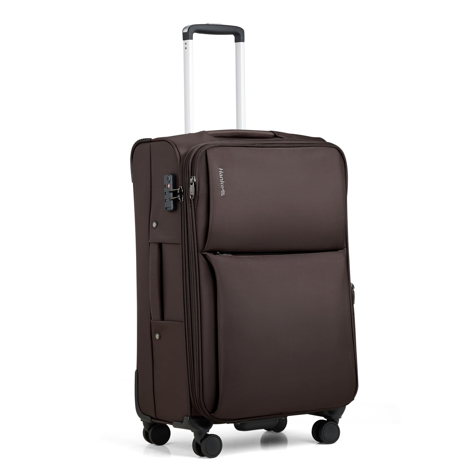Hanke Softside Expandable Luggage 16/20/24/28 Inch Carry On Luggage for Travel Checked Luggage Suitcases with Wheels TSA Luggage Large Suitcase
