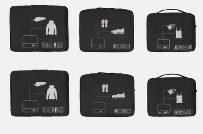 Packing Cubes Set Travel Luggage Organizers Suitcase Lightweight Accessories