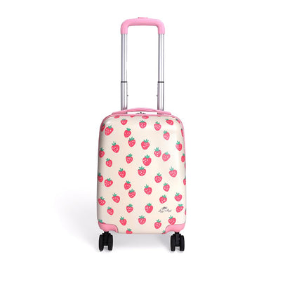 Itzy Ritzy Toddler Suitcase with Adjustable Handle, 360-Degree Spinner Wheels, 2 Interior Compartments and Hard Shell Design