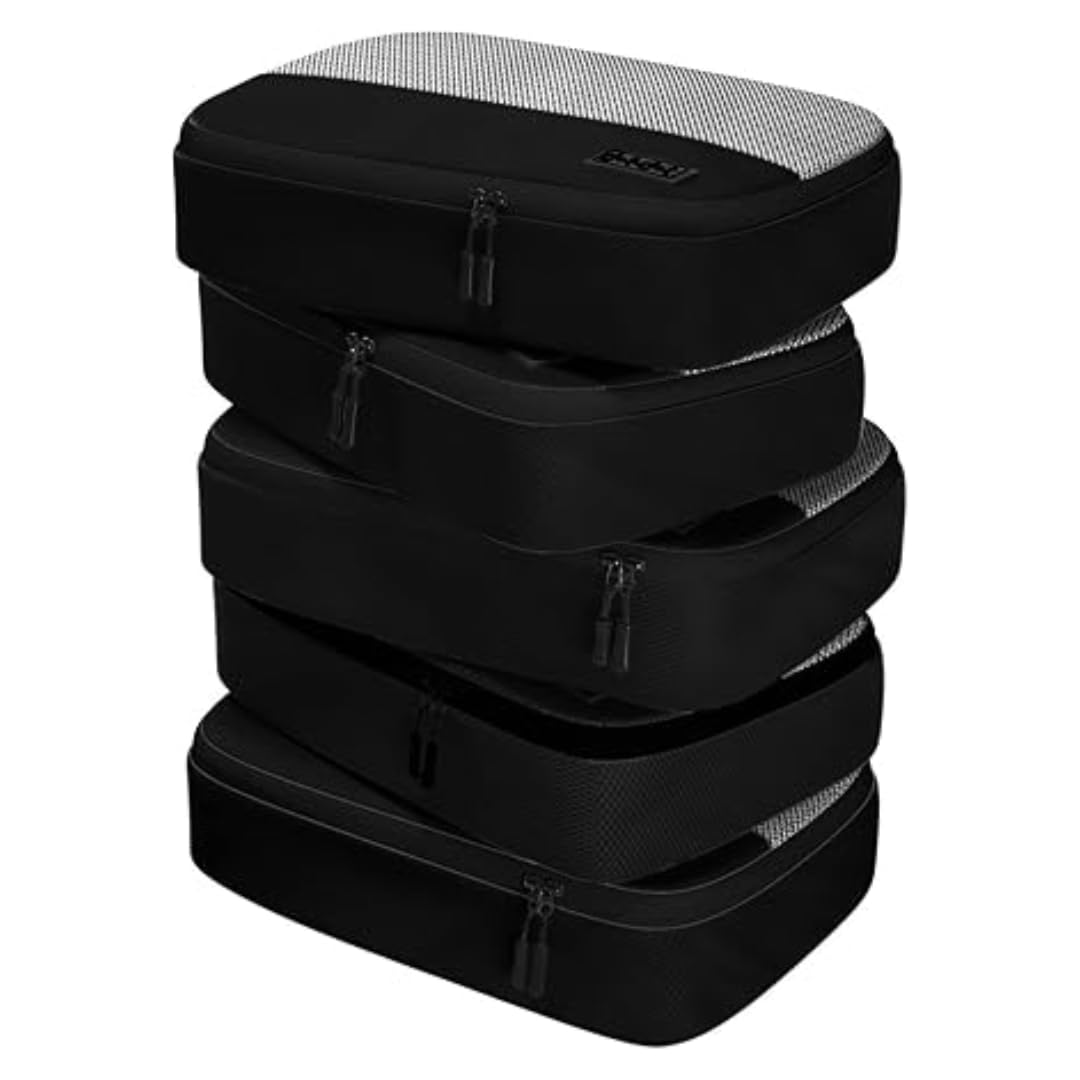 Packing Cubes for Suitcases - 5 Pcs set of Packing Cubes for Travel Carry on Suitcase Organizer Bags - Travel Cubes Organizer Bags for Luggage