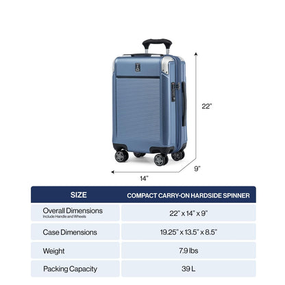 Travelpro Platinum Elite Hardside Expandable Spinner Wheel Luggage TSA Lock Hard Shell Polycarbonate Suitcase