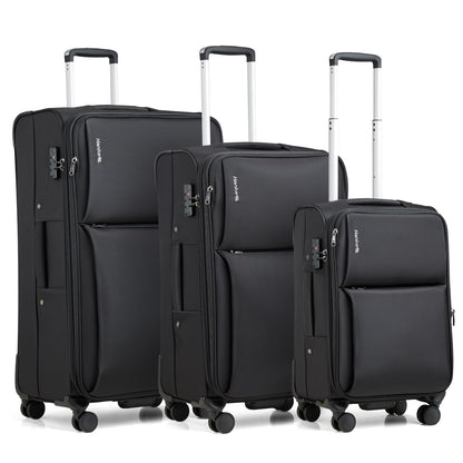 Hanke Softside Expandable Luggage 16/20/24/28 Inch Carry On Luggage for Travel Checked Luggage Suitcases with Wheels TSA Luggage Large Suitcase