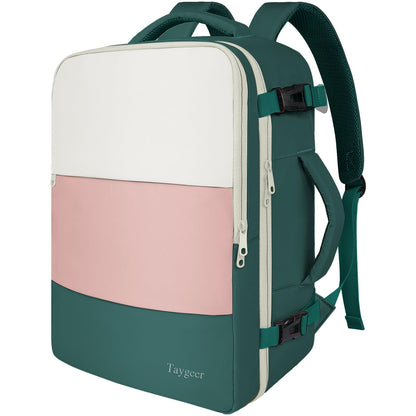 Taygeer Travel Backpack for Women Men, TSA Approved Carry On Backpack with USB Charging Port & Shoe Pouch