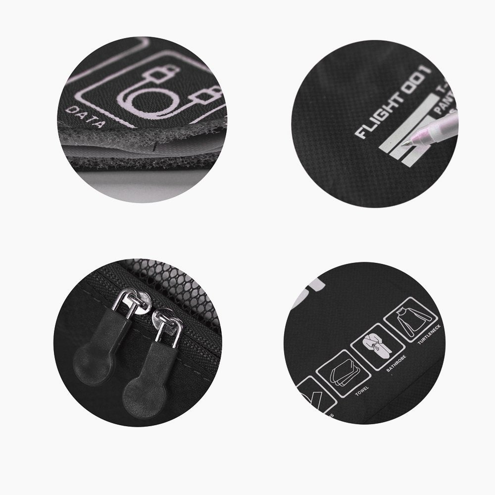 Packing Cubes Set Travel Luggage Organizers Suitcase Lightweight Accessories