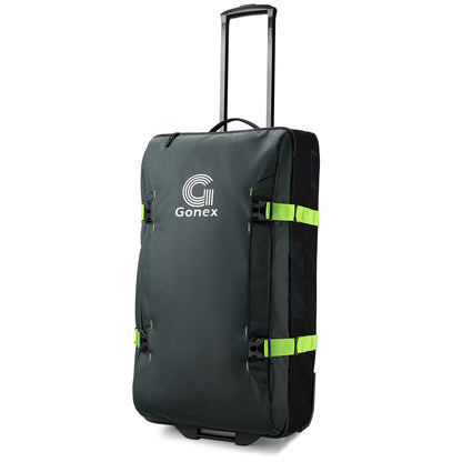 Gonex Rolling Duffle Bag with Wheels, Water-repellent 90L Nylon Large Wheeled Travel Duffel Luggage with TSA Lock & Telescopic Handle 30 inch