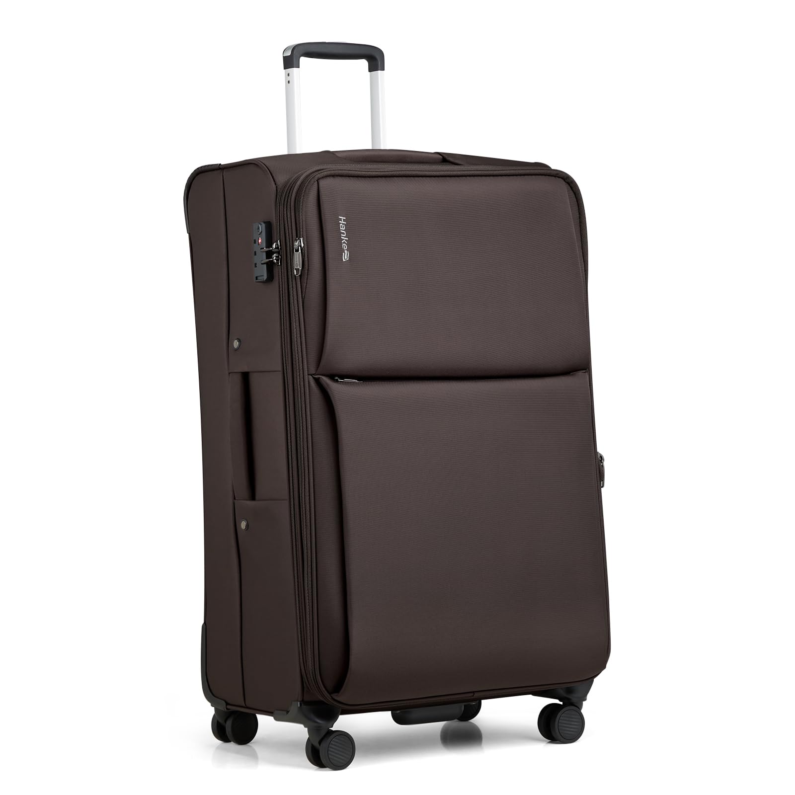 Hanke Softside Expandable Luggage 16/20/24/28 Inch Carry On Luggage for Travel Checked Luggage Suitcases with Wheels TSA Luggage Large Suitcase