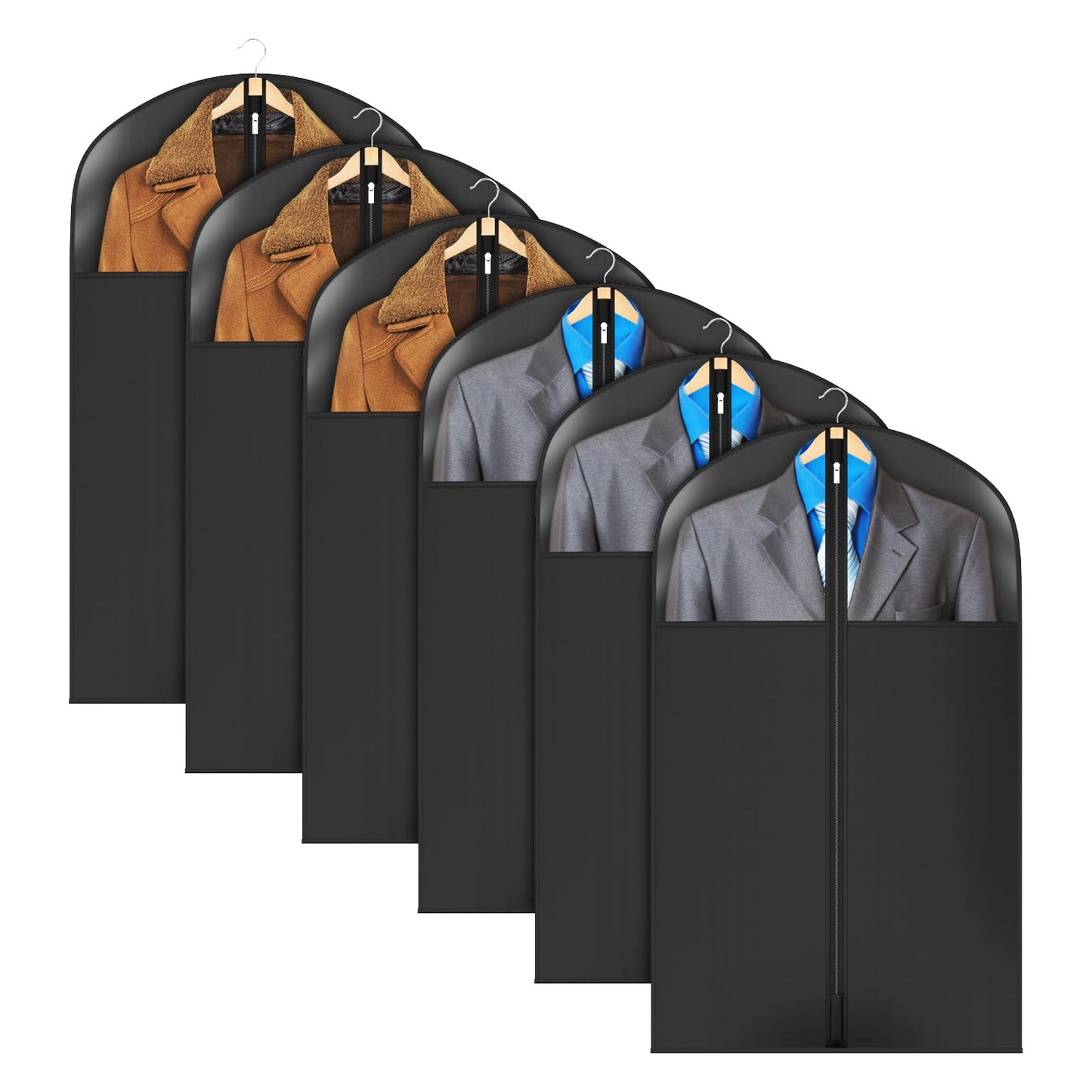 Univivi Lightweight Garment Bag Suit Bag for Storage and Travel