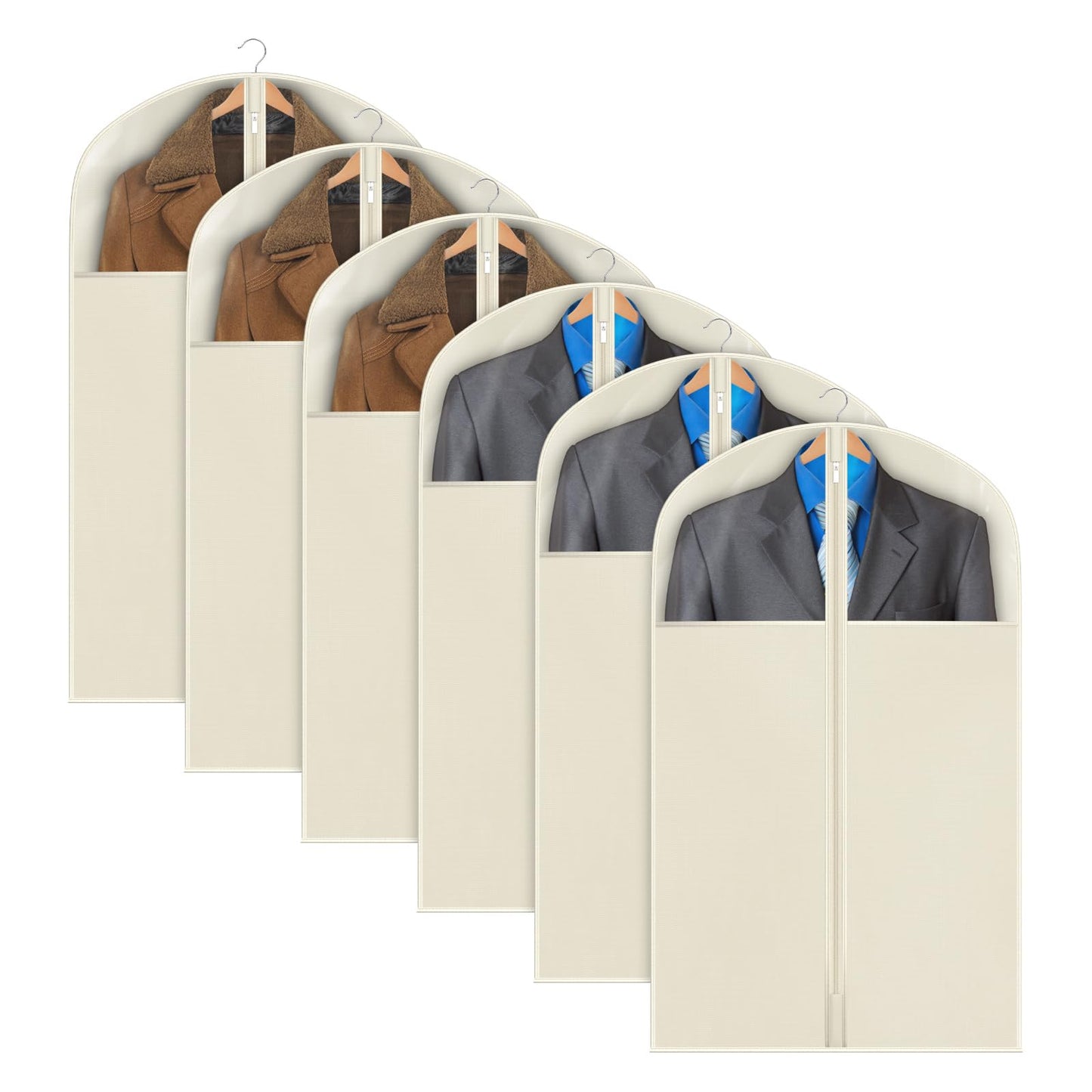 Univivi Lightweight Garment Bag Suit Bag for Storage and Travel