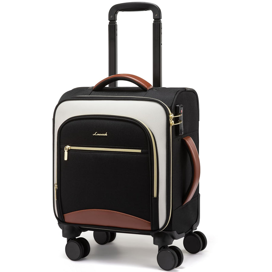 LOVEVOOK Carry on Luggage Lightweight Suitcase with DOUBLE Spinner Wheels and TSA Lock for Women