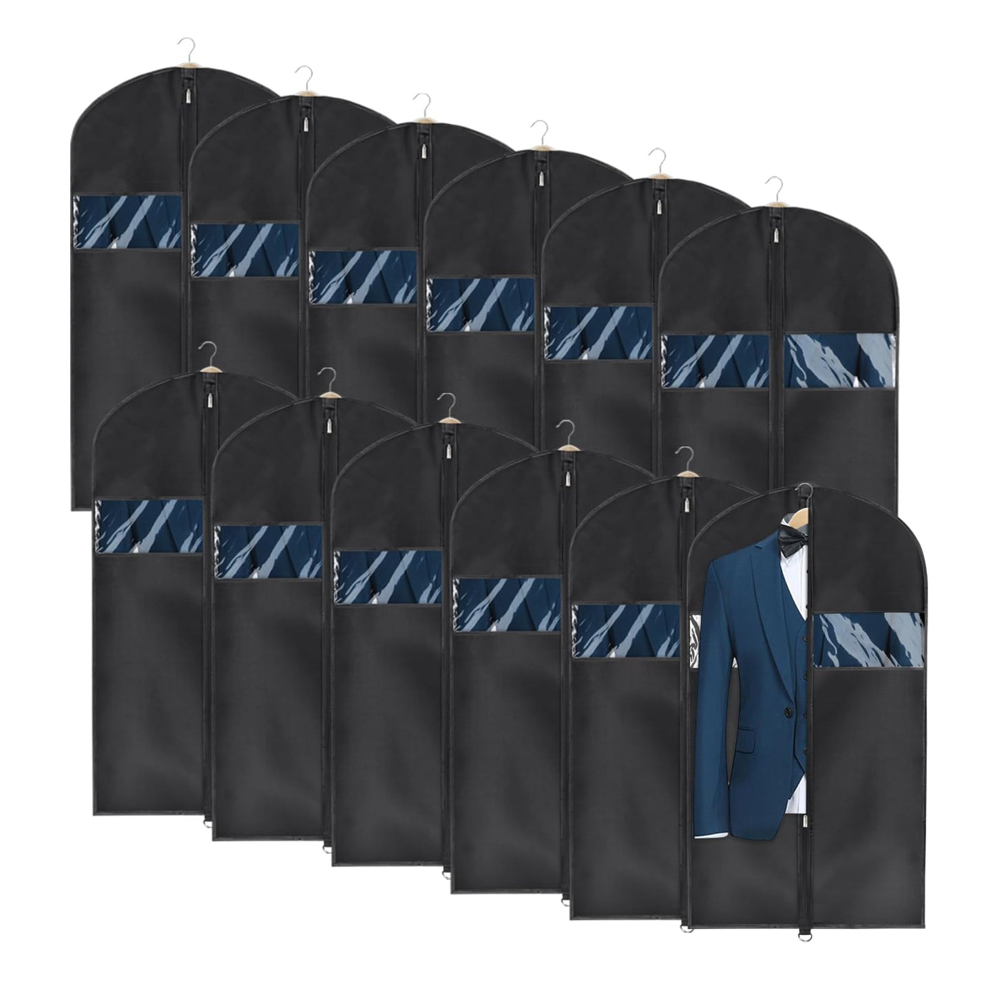 Univivi Lightweight Garment Bag Suit Bag for Storage and Travel