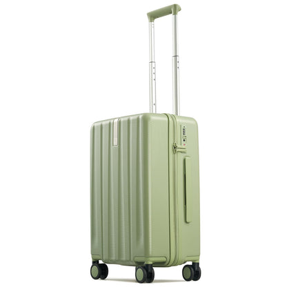 Hanke Upgraded Elite Luggage, PC Hard Shell Suitcases with Wheels, TSA Lock, Explosion-Proof Zipper Suitcase for Long Travel Men & Women