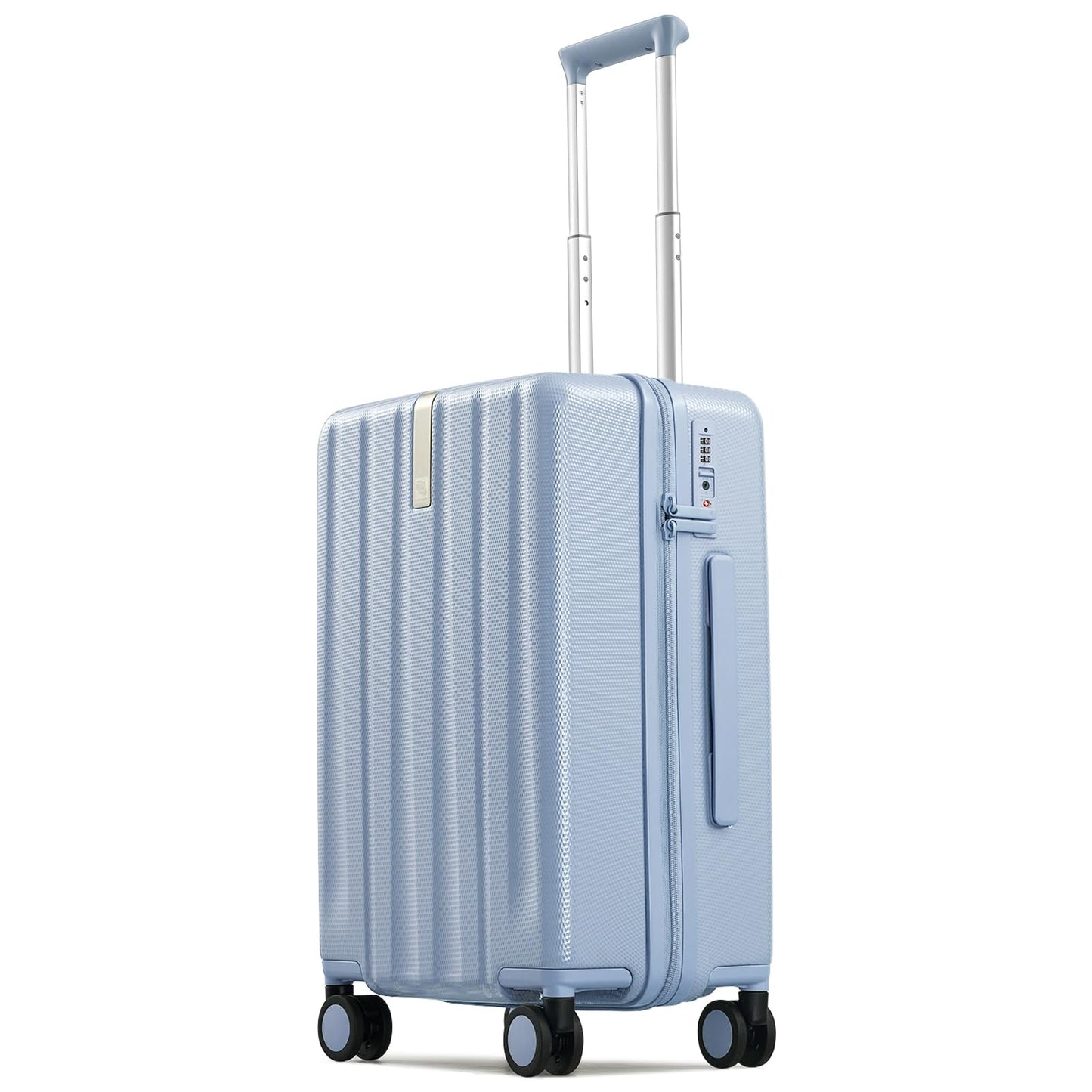 Hanke Upgraded Elite Luggage, PC Hard Shell Suitcases with Wheels, TSA Lock, Explosion-Proof Zipper Suitcase for Long Travel Men & Women