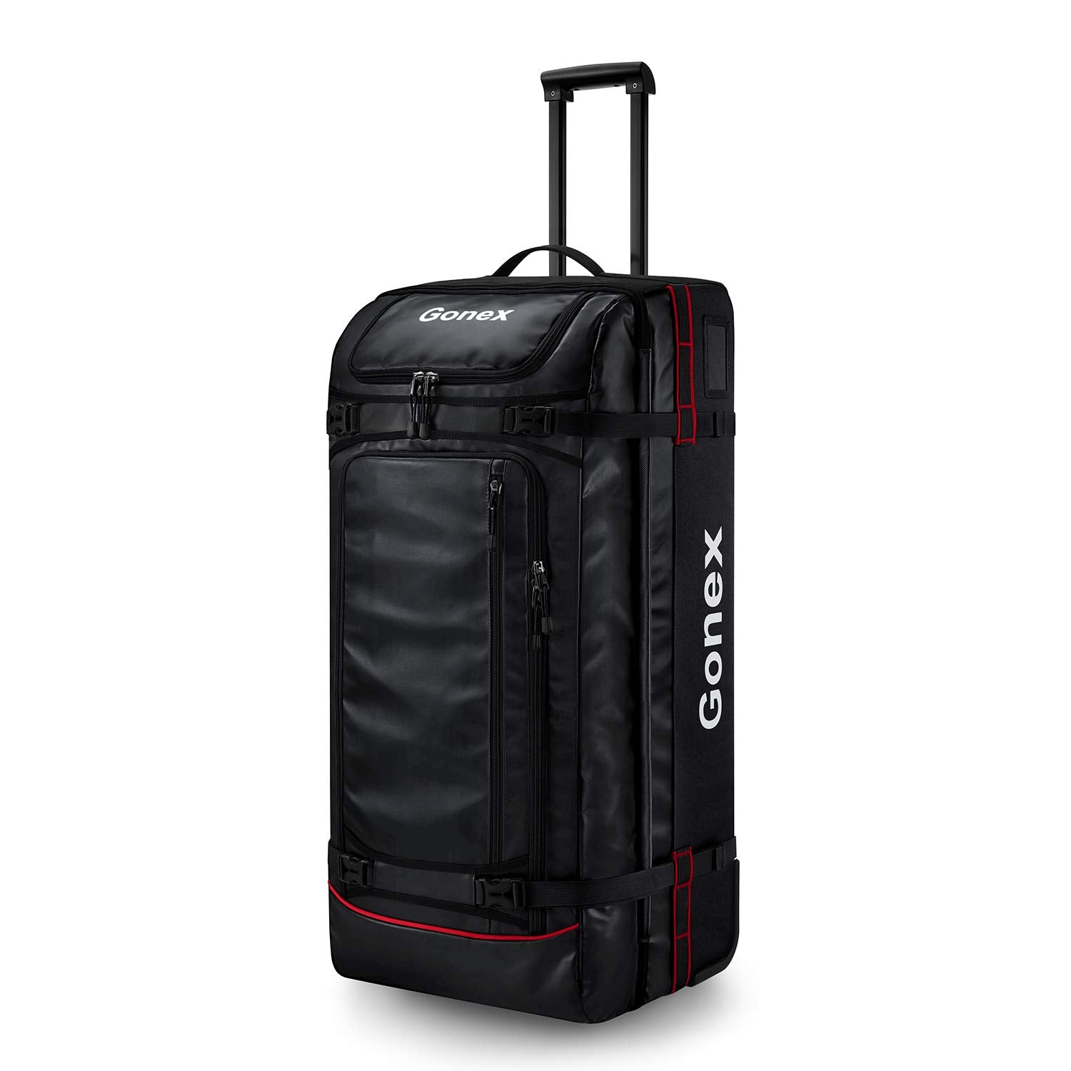 Gonex Rolling Duffle Bag with Wheels, 30L 70L 100L Water Repellent Wheeled Travel Duffel Luggage with Rollers