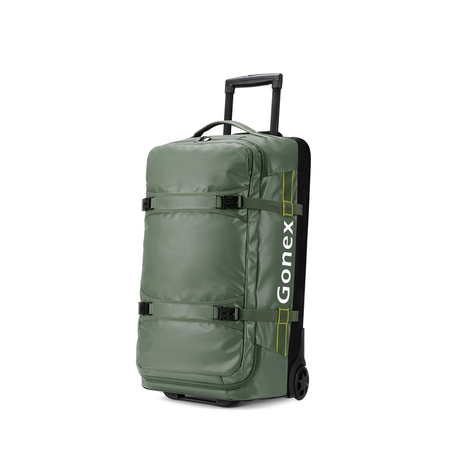 Gonex Rolling Duffle Bag with Wheels, 30L 70L 100L Water Repellent Wheeled Travel Duffel Luggage with Rollers