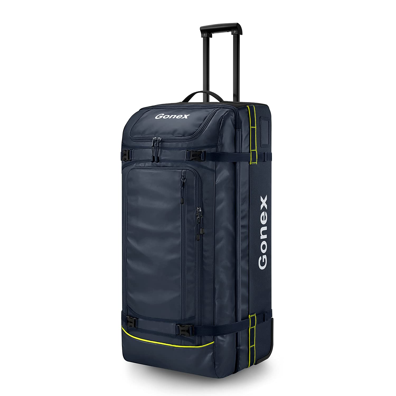 Gonex Rolling Duffle Bag with Wheels, 30L 70L 100L Water Repellent Wheeled Travel Duffel Luggage with Rollers