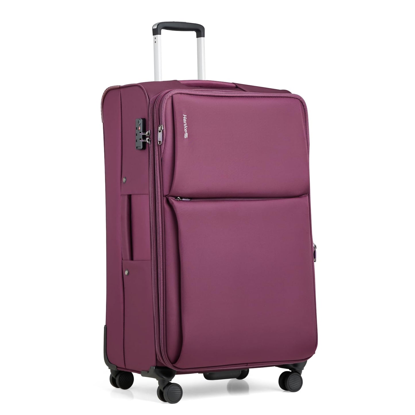 Hanke Softside Expandable Luggage 16/20/24/28 Inch Carry On Luggage for Travel Checked Luggage Suitcases with Wheels TSA Luggage Large Suitcase