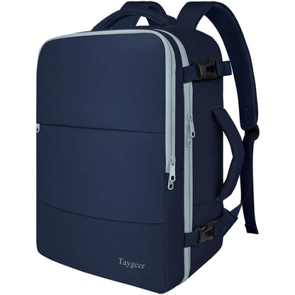 Taygeer Travel Backpack for Women Men, TSA Approved Carry On Backpack with USB Charging Port & Shoe Pouch