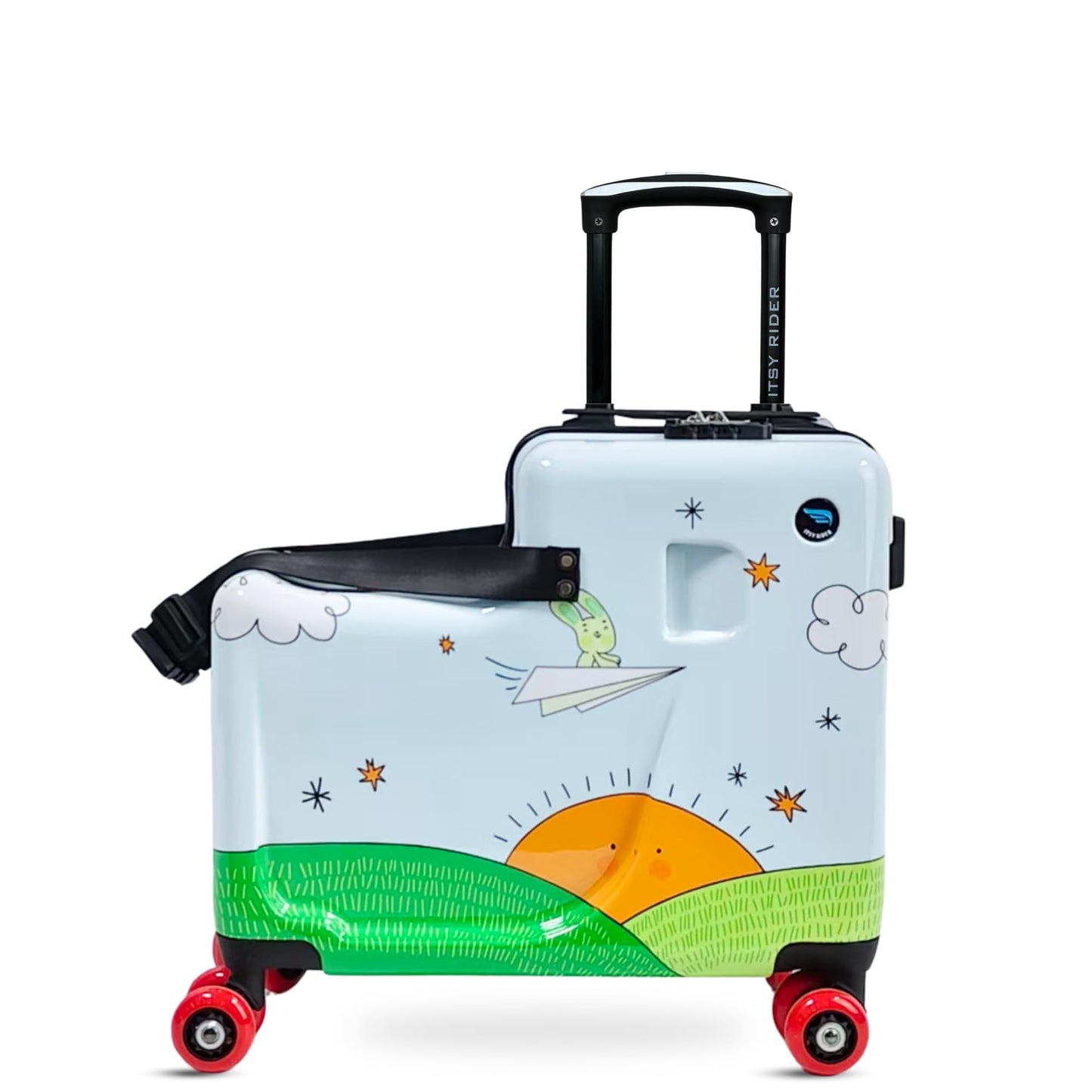 Cegali Itsy Rider Kids Ride-on Suitcase with Spinner Wheels