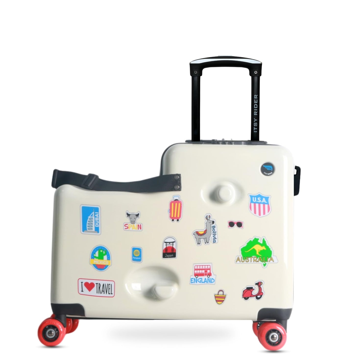 Cegali Itsy Rider Kids Ride-on Suitcase with Spinner Wheels