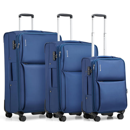 Hanke Softside Expandable Luggage 16/20/24/28 Inch Carry On Luggage for Travel Checked Luggage Suitcases with Wheels TSA Luggage Large Suitcase