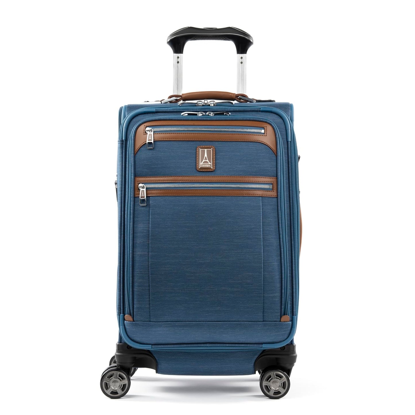 Travelpro Platinum Elite Softside Expandable Checked Luggage, 8 Wheel Spinner Large Suitcase, TSA Lock, Men and Women