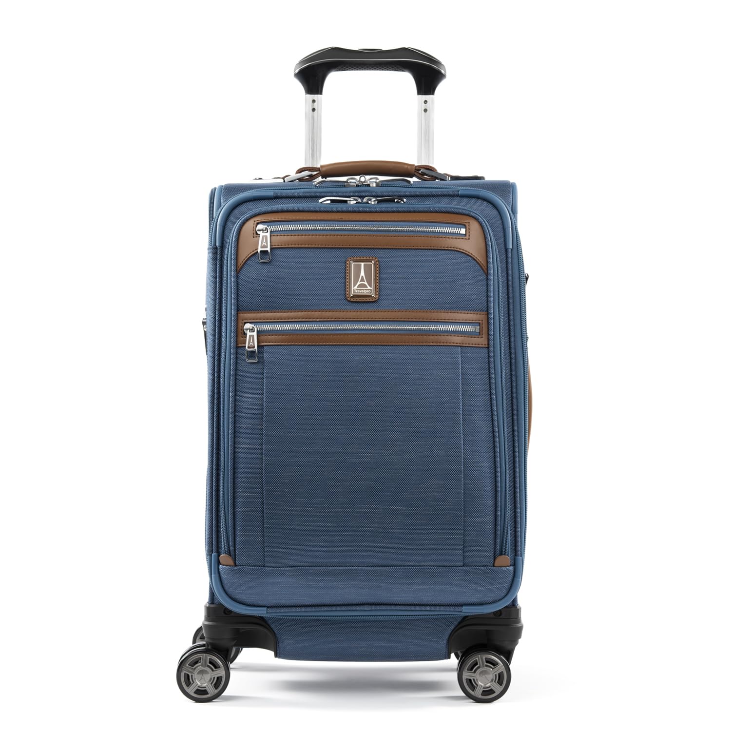 Travelpro Platinum Elite Softside Expandable Checked Luggage, 8 Wheel Spinner Large Suitcase, TSA Lock, Men and Women