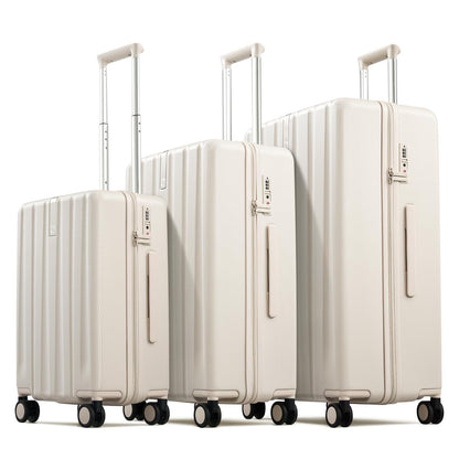 Hanke Upgraded Elite Luggage, PC Hard Shell Suitcases with Wheels, TSA Lock, Explosion-Proof Zipper Suitcase for Long Travel Men & Women