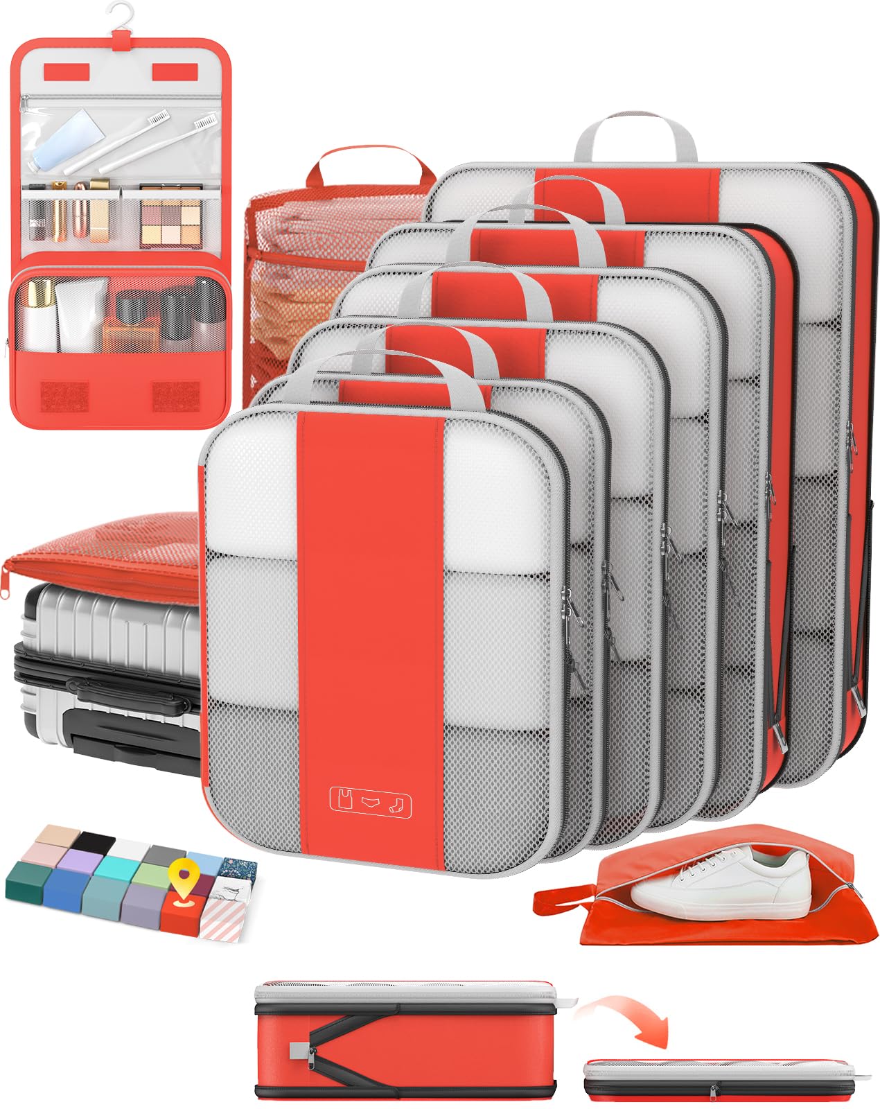 OlarHike Compression Packing Cubes Garment Bags