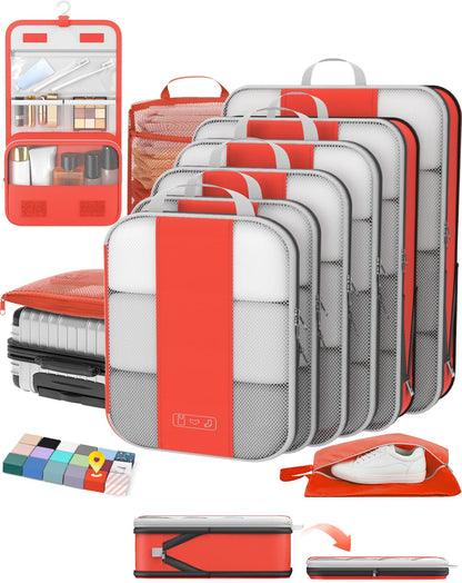 OlarHike Compression Packing Cubes Garment Bags