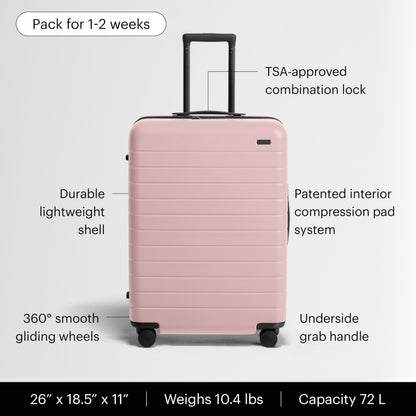 Away Checked Suitcase