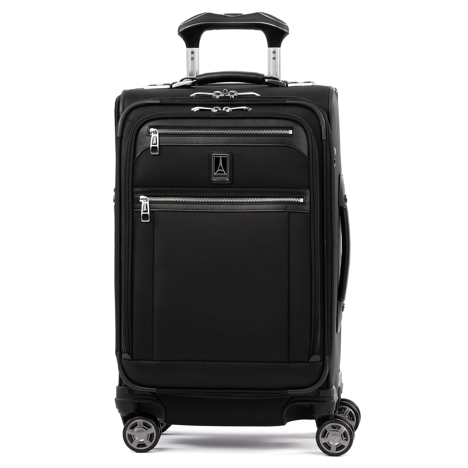 Travelpro Platinum Elite Softside Expandable Checked Luggage, 8 Wheel Spinner Large Suitcase, TSA Lock, Men and Women