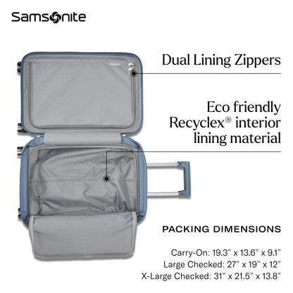 Samsonite UpLIFT Hardside Luggage with Spinner Wheels - Airline-Approved, TSA Lock, Adjustable Handle System - Polycarbonate Hard Suitcase for Ultra Lightweight Travel