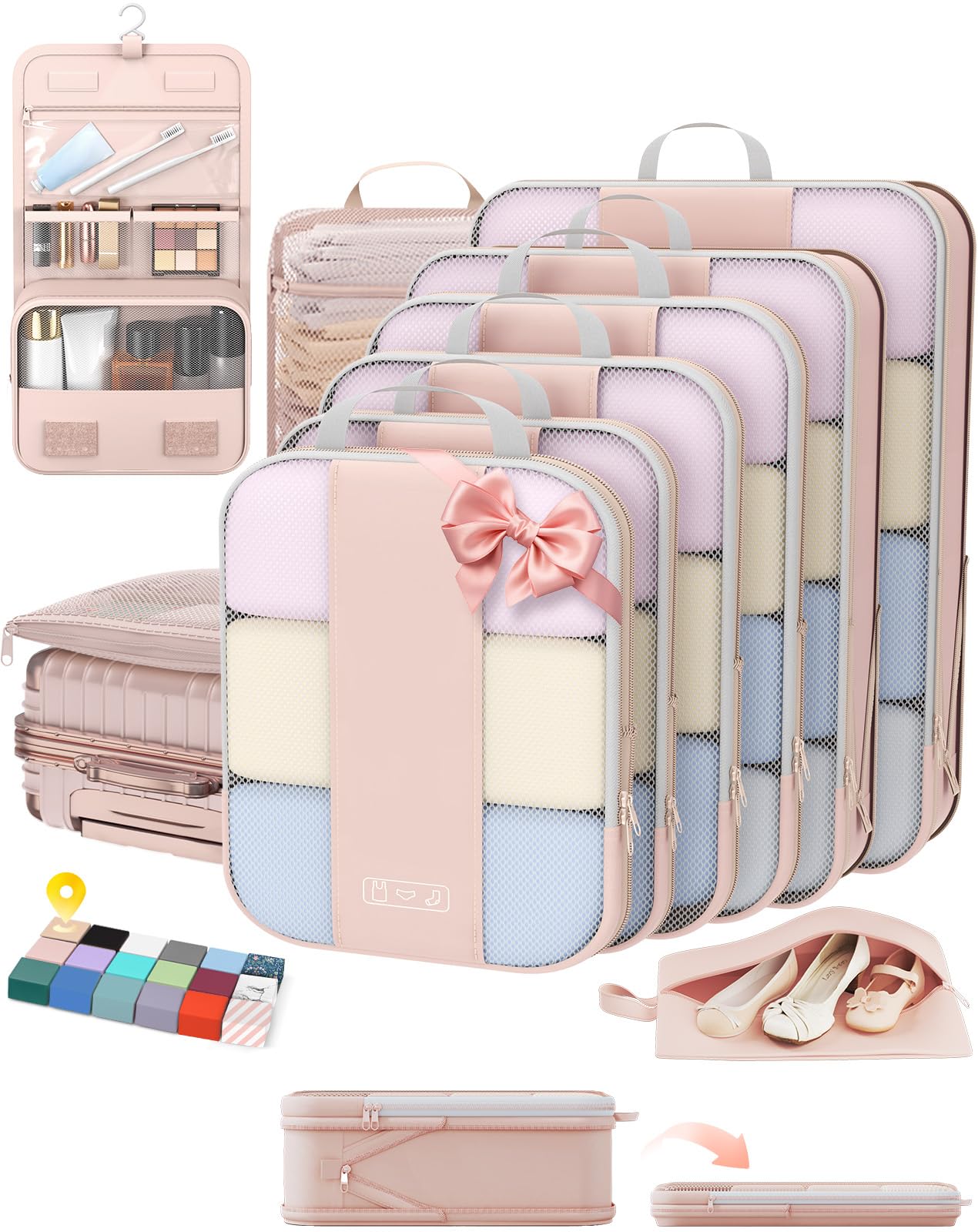OlarHike Compression Packing Cubes Garment Bags
