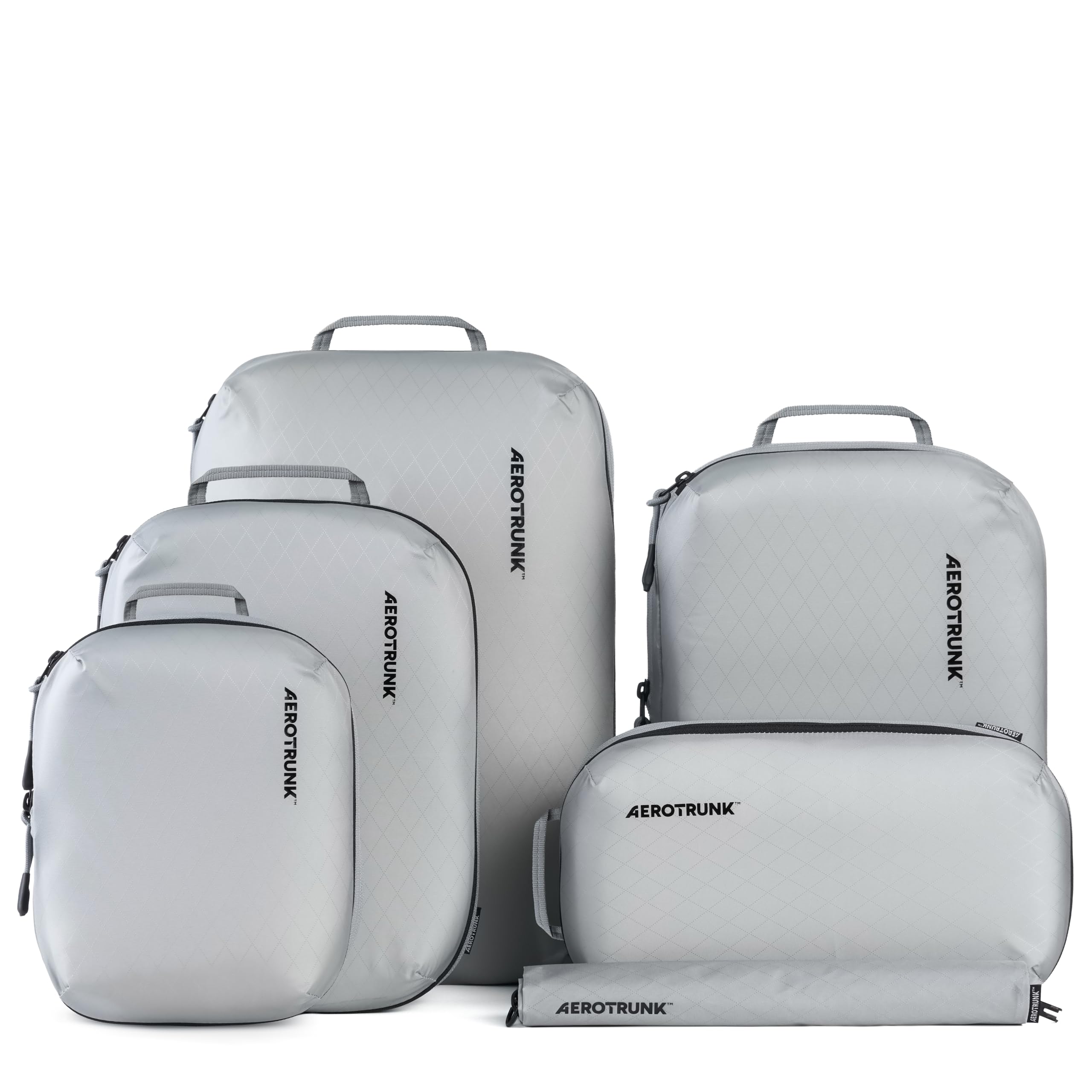 Aerotrunk Ultralight Compression Packing Cubes - Lightweight Travel Organizers for Suitcases and Luggage
