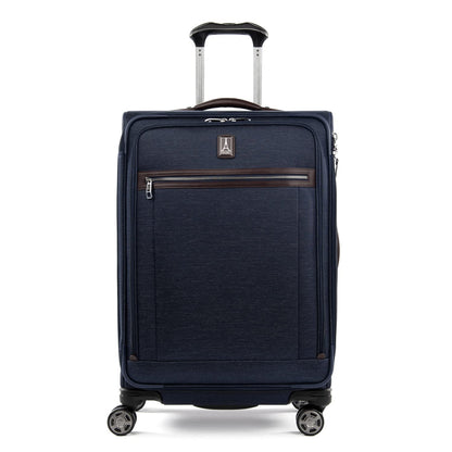 Travelpro Platinum Elite Softside Expandable Checked Luggage, 8 Wheel Spinner Large Suitcase, TSA Lock, Men and Women