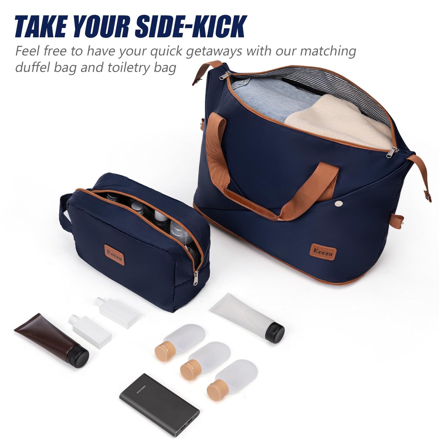 Eeeza Luggage Sets 5 Piece, Suitcases with Wheels, ABS Hard Case Luggage with TSA Lock Spinner Wheels, Carry On Luggage Set (20/24/28 inch)