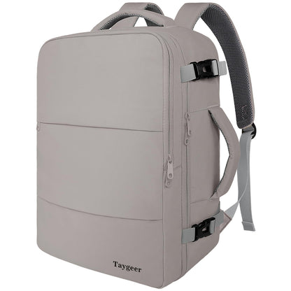 Taygeer Travel Backpack for Women Men, TSA Approved Carry On Backpack with USB Charging Port & Shoe Pouch