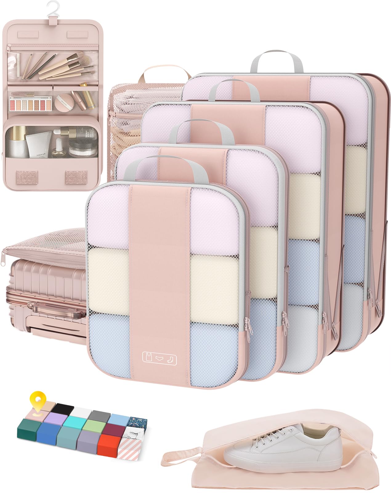 OlarHike Compression Packing Cubes Garment Bags