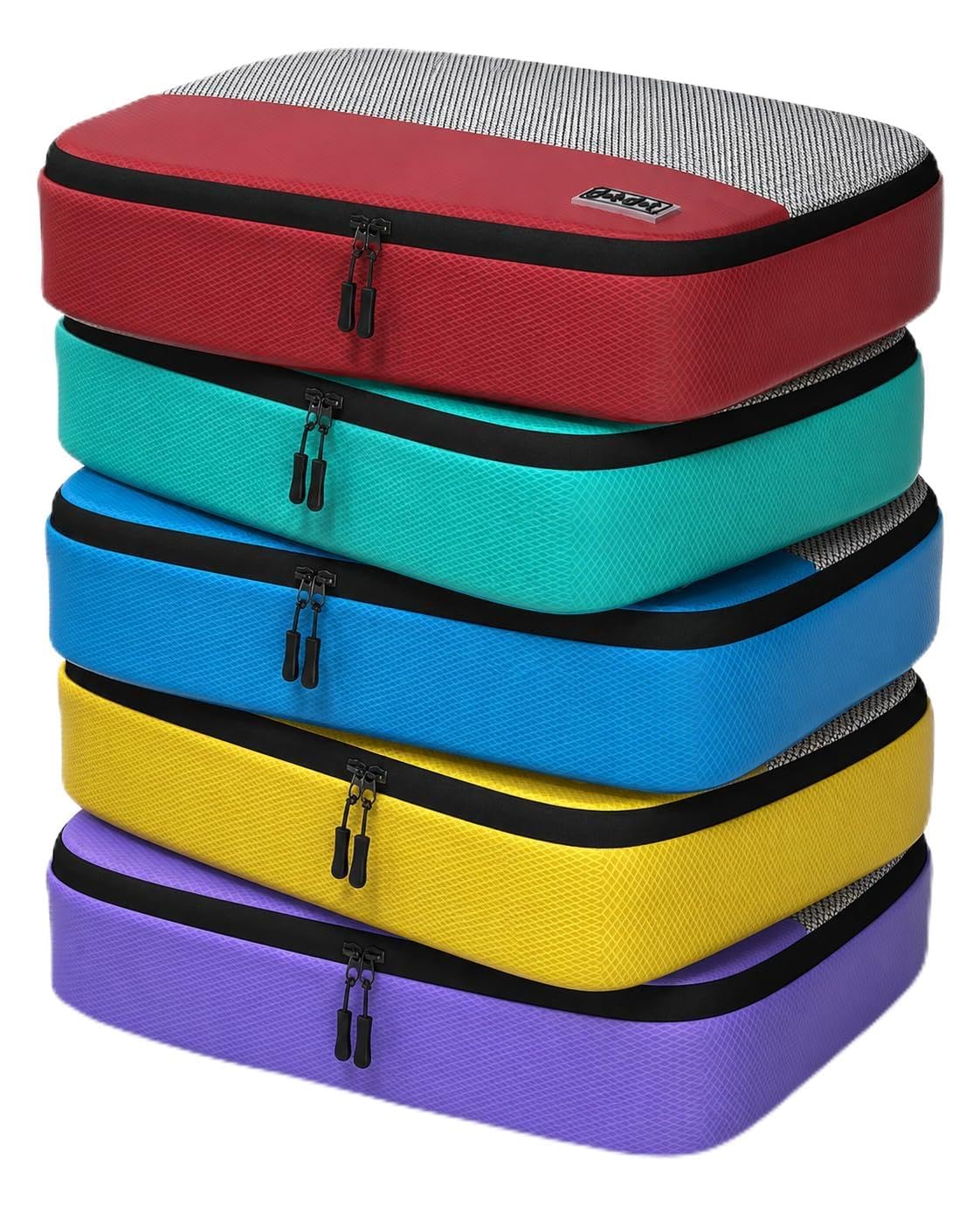 Packing Cubes for Suitcases - 5 Pcs set of Packing Cubes for Travel Carry on Suitcase Organizer Bags - Travel Cubes Organizer Bags for Luggage