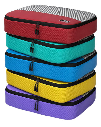Packing Cubes for Suitcases - 5 Pcs set of Packing Cubes for Travel Carry on Suitcase Organizer Bags - Travel Cubes Organizer Bags for Luggage