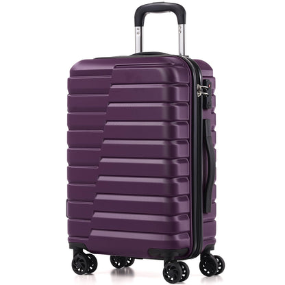 Coolife Luggage Suitcase Luggage set PC ABS TSA Lock Spinner Carry on 3 Piece Sets