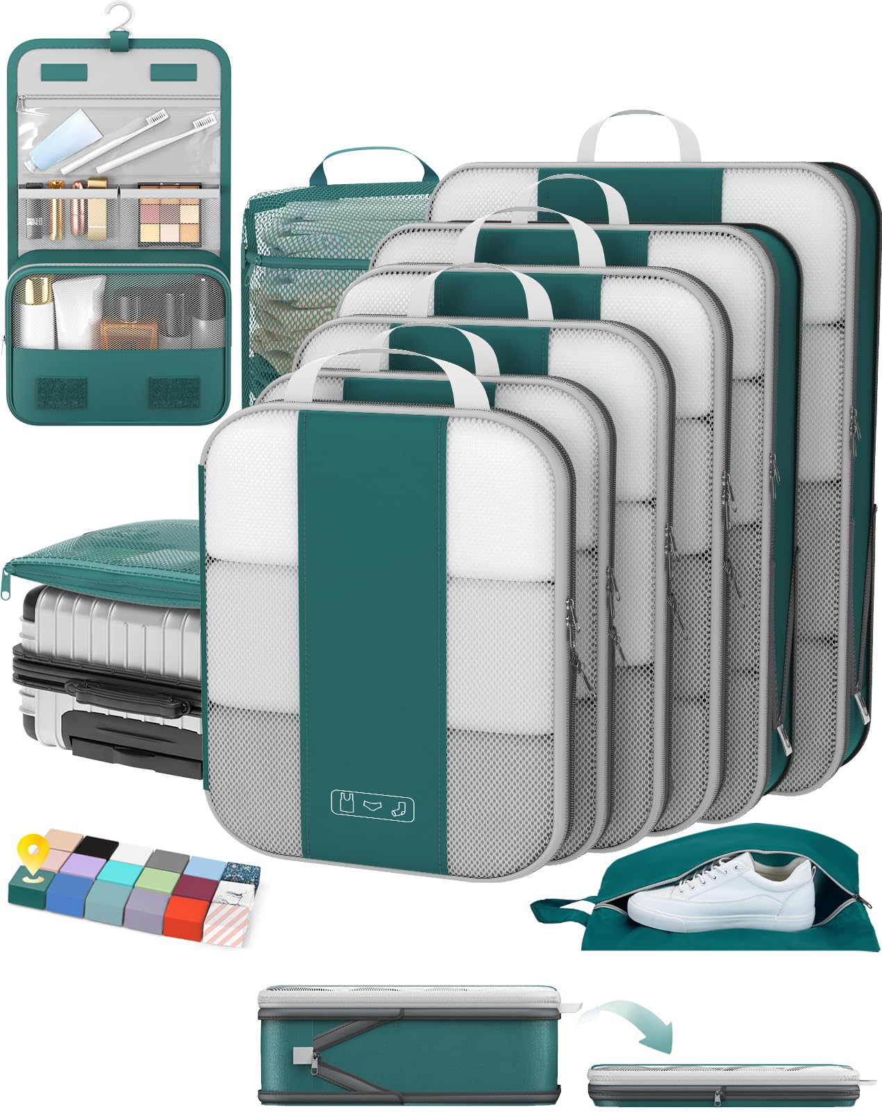 OlarHike Compression Packing Cubes Garment Bags