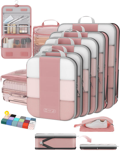OlarHike Compression Packing Cubes Garment Bags