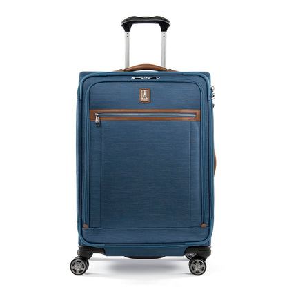 Travelpro Platinum Elite Softside Expandable Checked Luggage, 8 Wheel Spinner Large Suitcase, TSA Lock, Men and Women