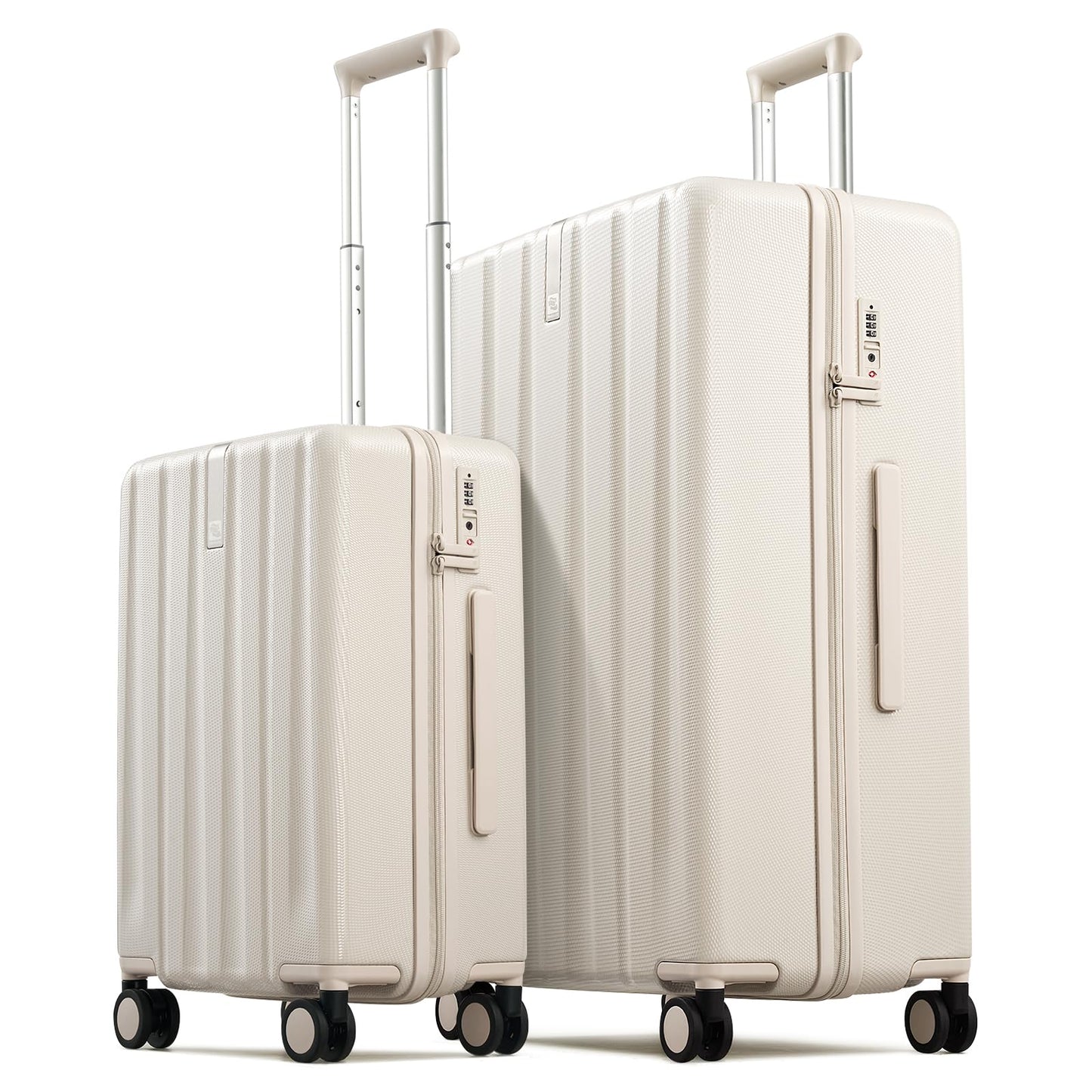 Hanke Upgraded Elite Luggage, PC Hard Shell Suitcases with Wheels, TSA Lock, Explosion-Proof Zipper Suitcase for Long Travel Men & Women