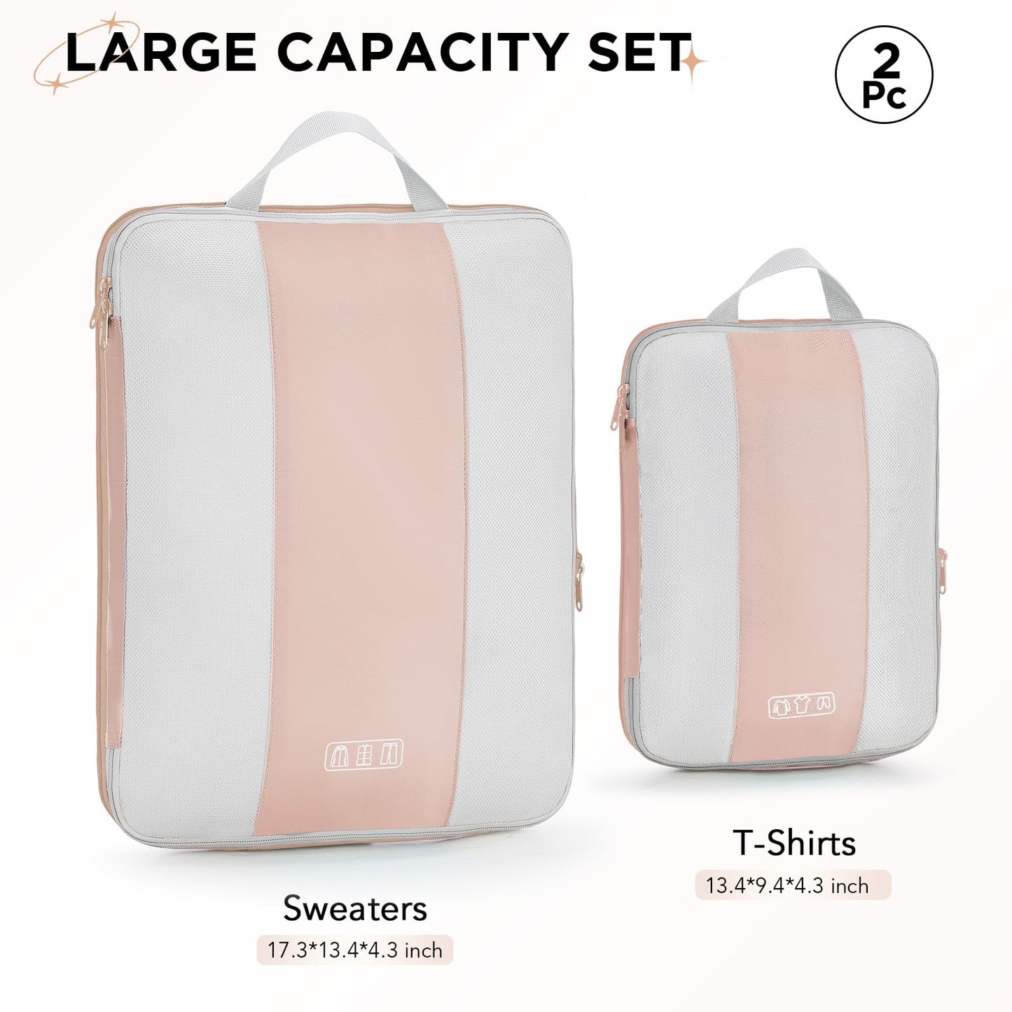 OlarHike Compression Packing Cubes Garment Bags