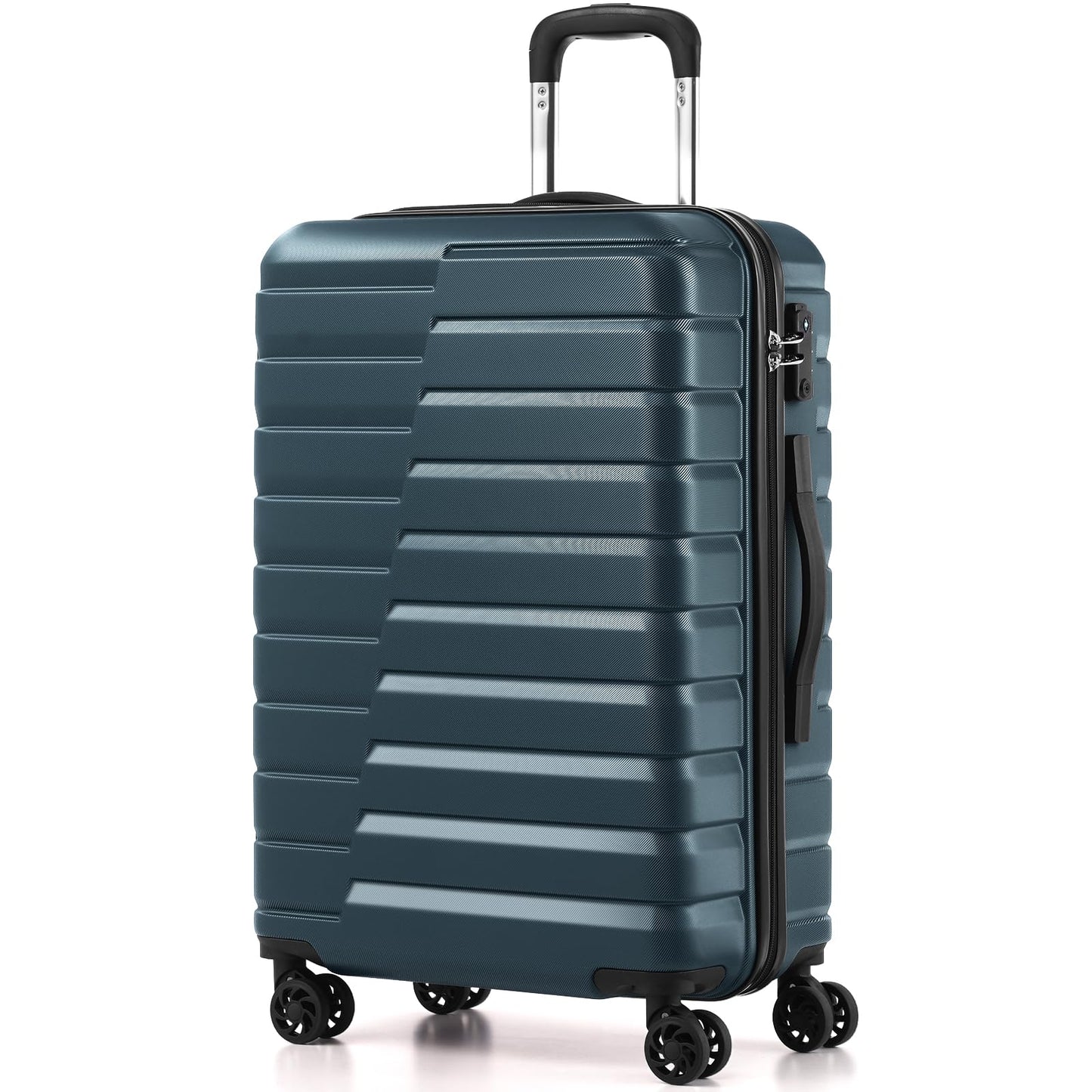 Coolife Luggage Suitcase Luggage set PC ABS TSA Lock Spinner Carry on 3 Piece Sets